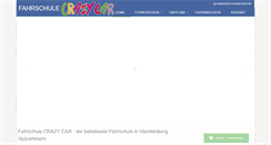 Desktop Screenshot of fahrschule-crazy-car.de